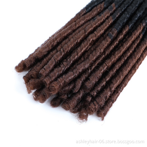 Julianna  Morgan 12 Inch Premium 100% Kanekalon Synthetic Soft Dread Lock Braid Dreadlock Hair Softex Soft dread Hair